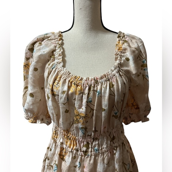 Spartina 449 Audrey Linen Romper in Babbie's Store Poppies - XS - Picture 7 of 10